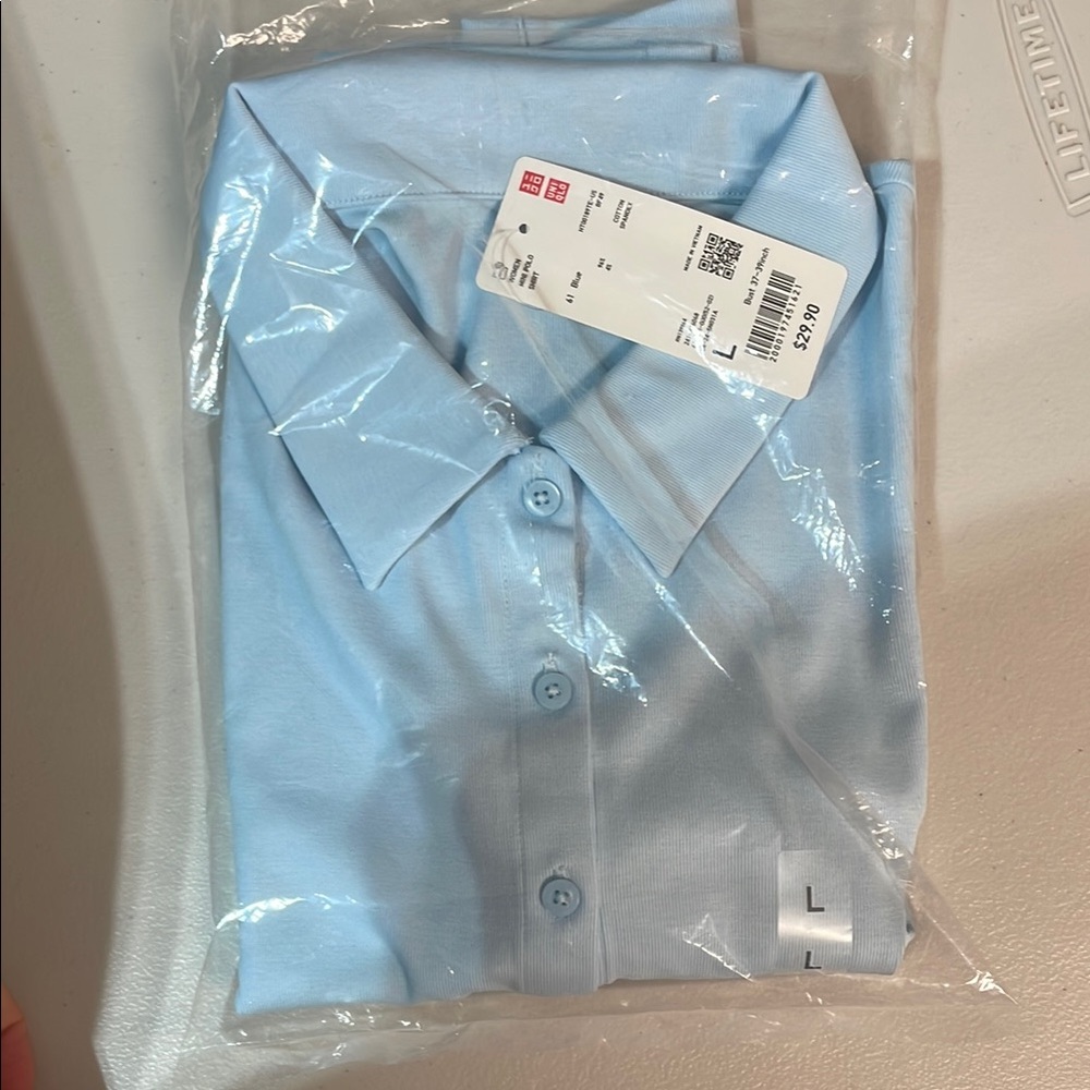 Uniqlo Blue Casual Button Down Shirt